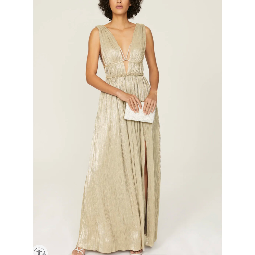 Jonathan Simkhai Champagne Maxi Dress